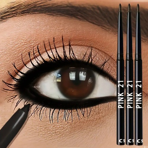 3pcs pink black eyeliner - pink, 21